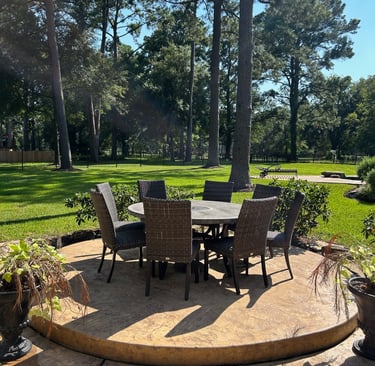 Eating area that has been Pressure and Soft Washed