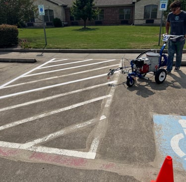 Houston Texas Line Striping