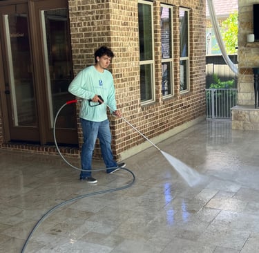 Roy Brothers of Texas Pressure Washing Patio