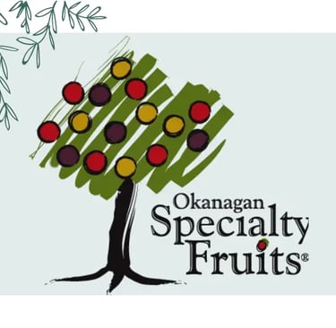 A banner of Okanagan Specialty Fruits