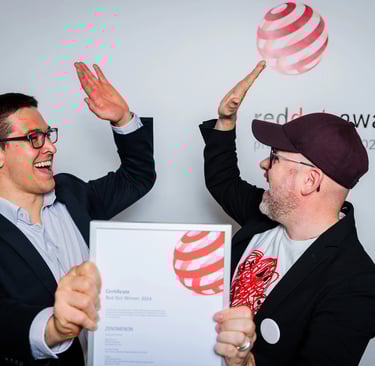 Celebrations after BASF Coatings’ ZENOMENON wins the Red Dot Award