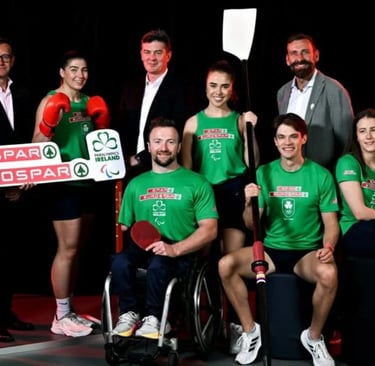 SPAR Ireland LA 2028 partnership launch event featuring Team Ireland athletes (Image: SPAR Ireland)