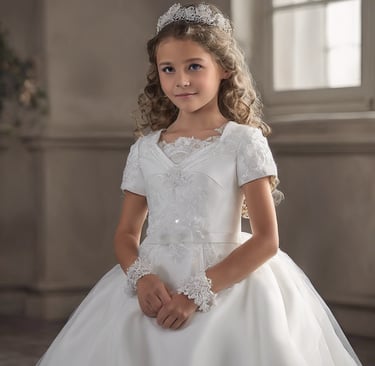 La elección de los vestidos de primera comunión o trajes para la comunión de un niño o niña es cruci