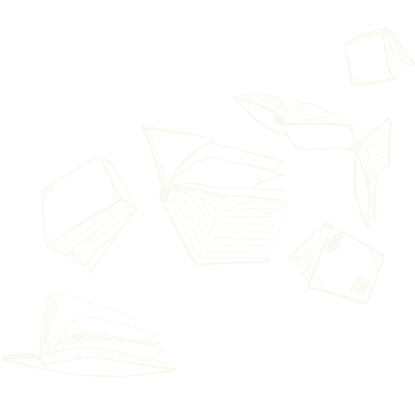 Motif décoratif livres - Wendy Baqué, chroniqueuse littéraire.