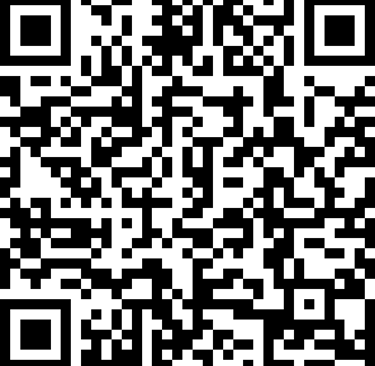 a qr coder with a black and white background