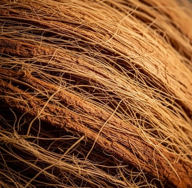 Selección de fibra de coco