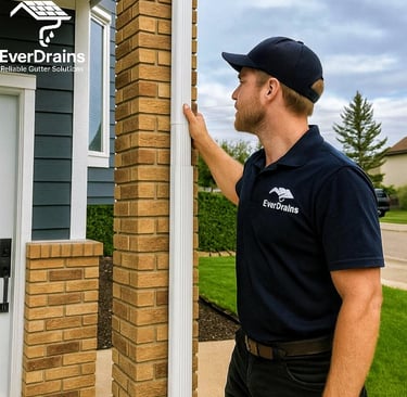 Professional gutter installation service in [calgary] – EverDrains Reliable Gutter Solutions