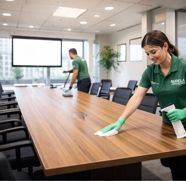 nettoyage bureaux et locaux professionnels à Rennes - Audelà Services