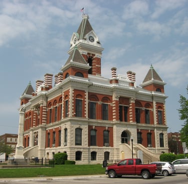Gibson County Courthouse in Princeton Indiana