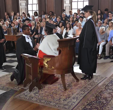 MD Graduation at the Cambridge University Senate House