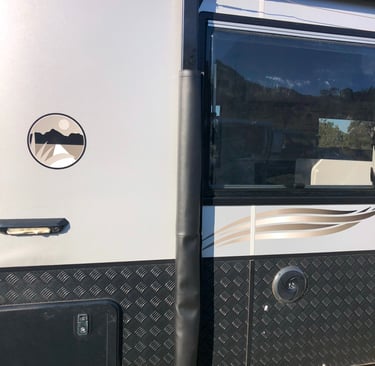 Durable caravan awning arm covers for Aussie conditions