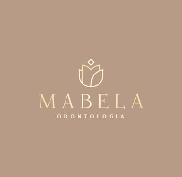 Logomarca com direitos autorais da Mabela Odontologia em Alphaville - Barueri