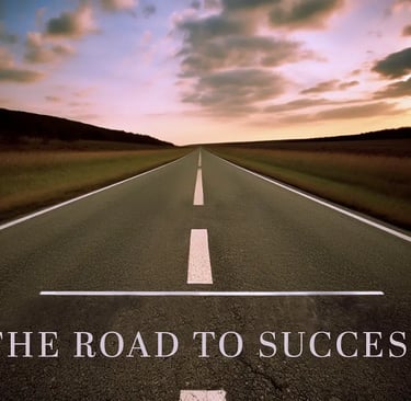 стилізоване зображення дороги до успіху
