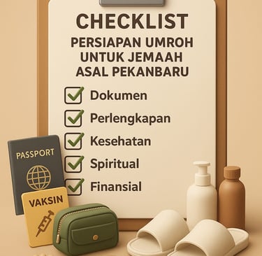 Persipan jamaah Travel umroh pekanbaru