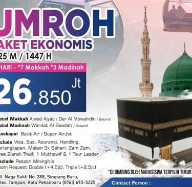 Biaya Umroh Pekanbaru