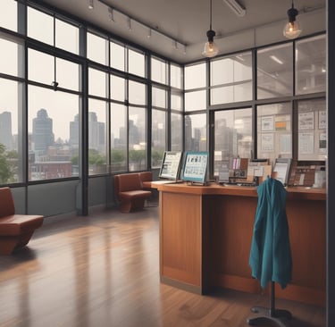 Bright living room with modern inventory