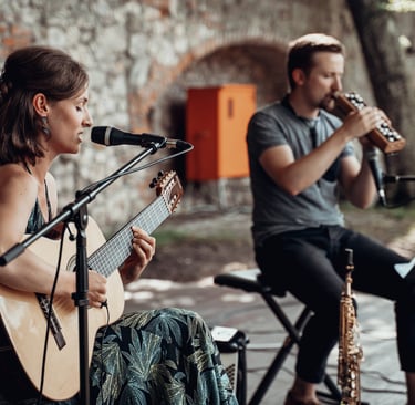Franziska Graz mit dem Duo Grazie