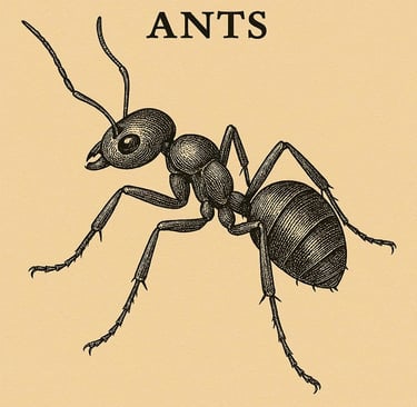 photograph of an ant