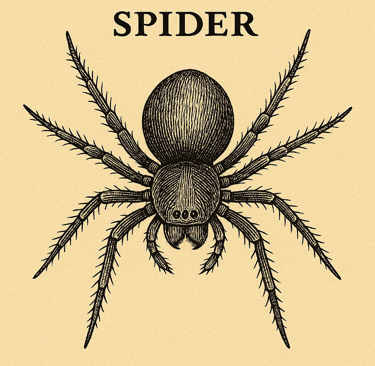 Image of a spider which Treat Pest Control Service takes care of