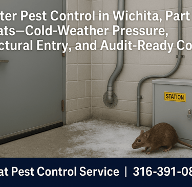Rats in basements, garages, docks, or trash rooms? We seal entry points, map runways, and deploy secured stations with docume