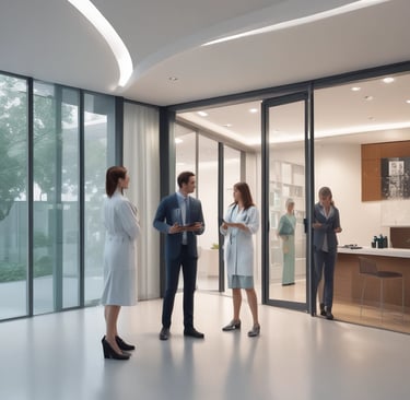 A welcoming clinic environment for Regenia.