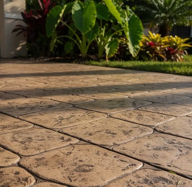 Decorative Concrete Driveway in Plantation, FL property