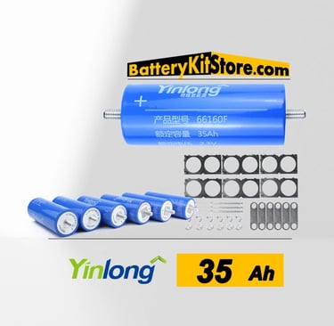 yinlong 35ah cylindrical lto battery cells 6-24 pieces