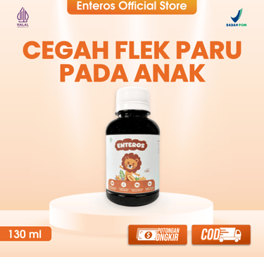 Enteros Atasi Flek Paru pada Anak