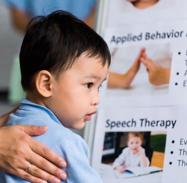 Image of emotional and educational support for a child with autism, related to effective treatments 