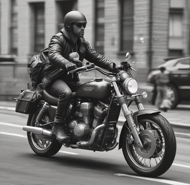 A satisfied customer smiling with their purchase.