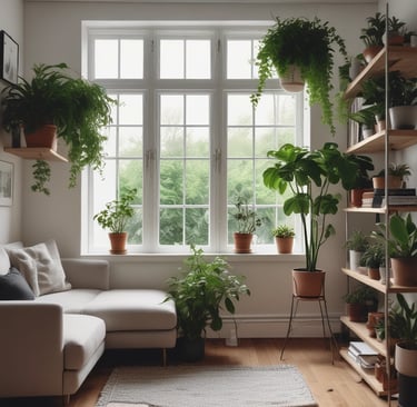 Bright living room with modern inventory