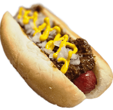 Chilidog all-beef hotdog with Filly chili sauce, at HeckYA Youngstown Ohio