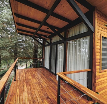 Chalets en el bosque