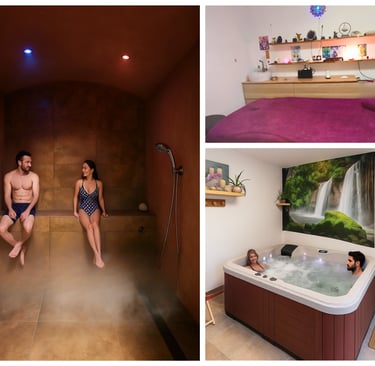 Hammam et spa privatif, salle de massage Energy Terre Happy à Lherm