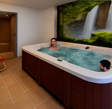 Spa privatif à Lherm chez Energy Terre Happy