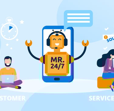 Chatbot inteligente atendiendo clientes en línea con inteligencia artificial en 2025 y 2026