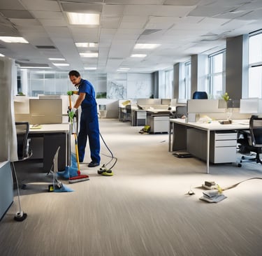 woman kneeling in front of front-load clothes washer inside laundry shop