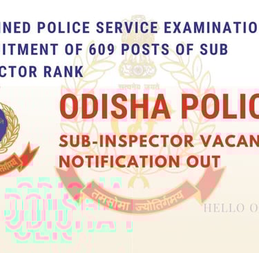odisha police vacancy