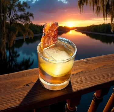 Mississippi Mesquite Old Fashioned southern cocktail by Bender Mixology
