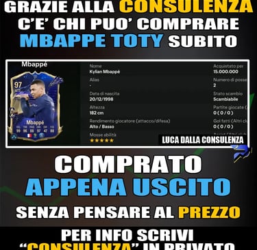 mbappe toty comprato su ea sports fc