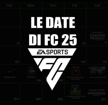 scritta le date di fc 25