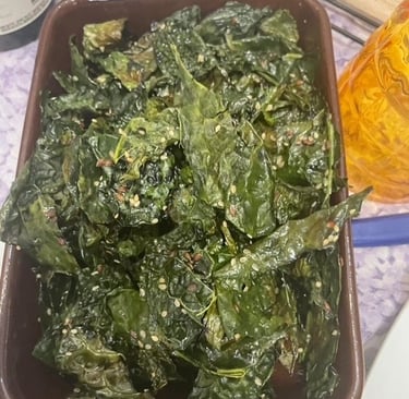 chips di cavolo nero al forno