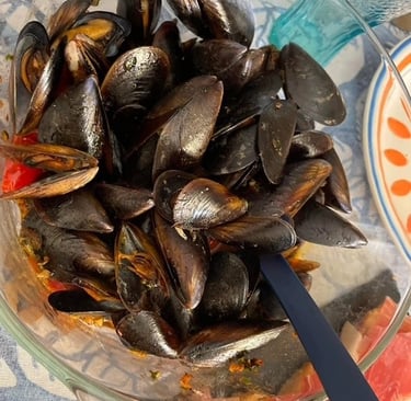 cozze piccanti con pomodoro