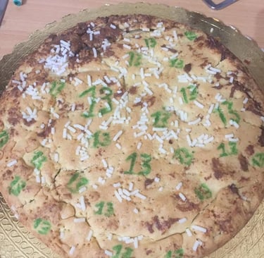 crostata con crema di latte e nutella