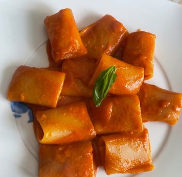 pacchetti al pomodoro da Vittorio