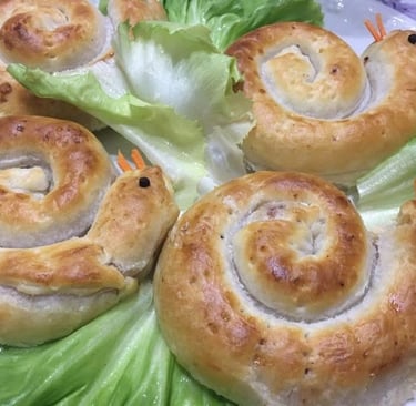 lumache di pasta sfoglia