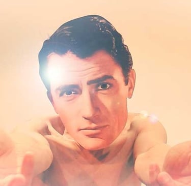 David Noir au visage de Gregory Peck dans Mobil'Homme | Photo David Noir