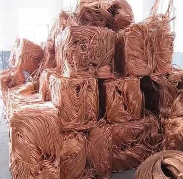 premium Quality copper wire scrap in bales