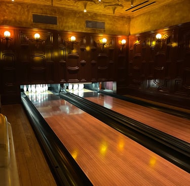 the lafayette hotel bowling alley
