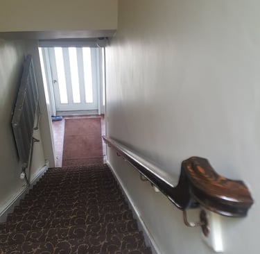 American Painting Specialist Fort Wayne Indiana Incredible Drywall Work and Handrail Renewal!!